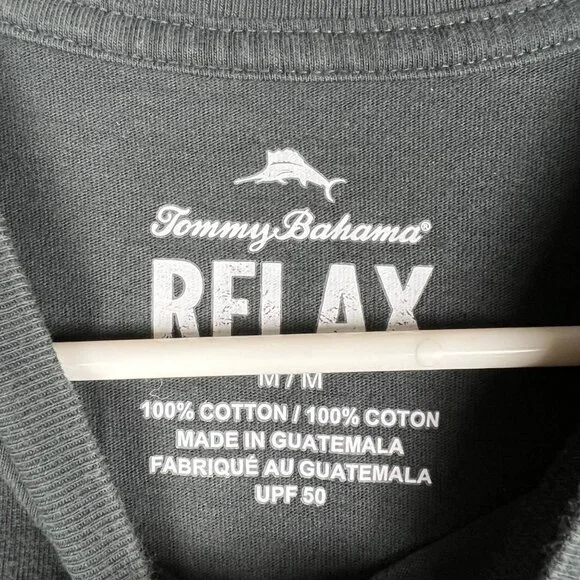 Tommy Bahama Men's Relax Flame & Fortune BBQ Gas Grilling Graphic T-SHIRT - Picture 7 of 7